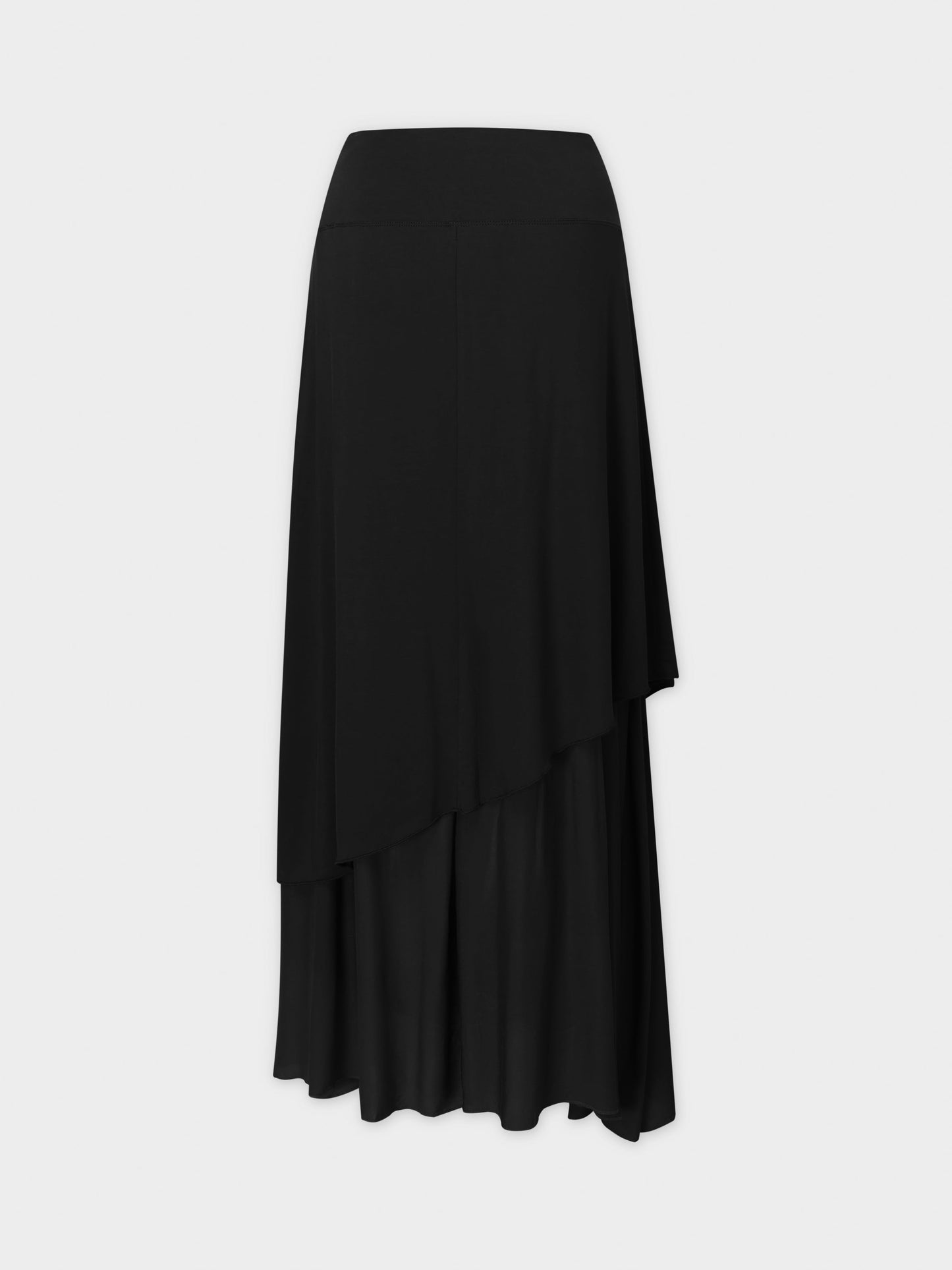 DOUBLE LAYER SKIRT-BLACK-1