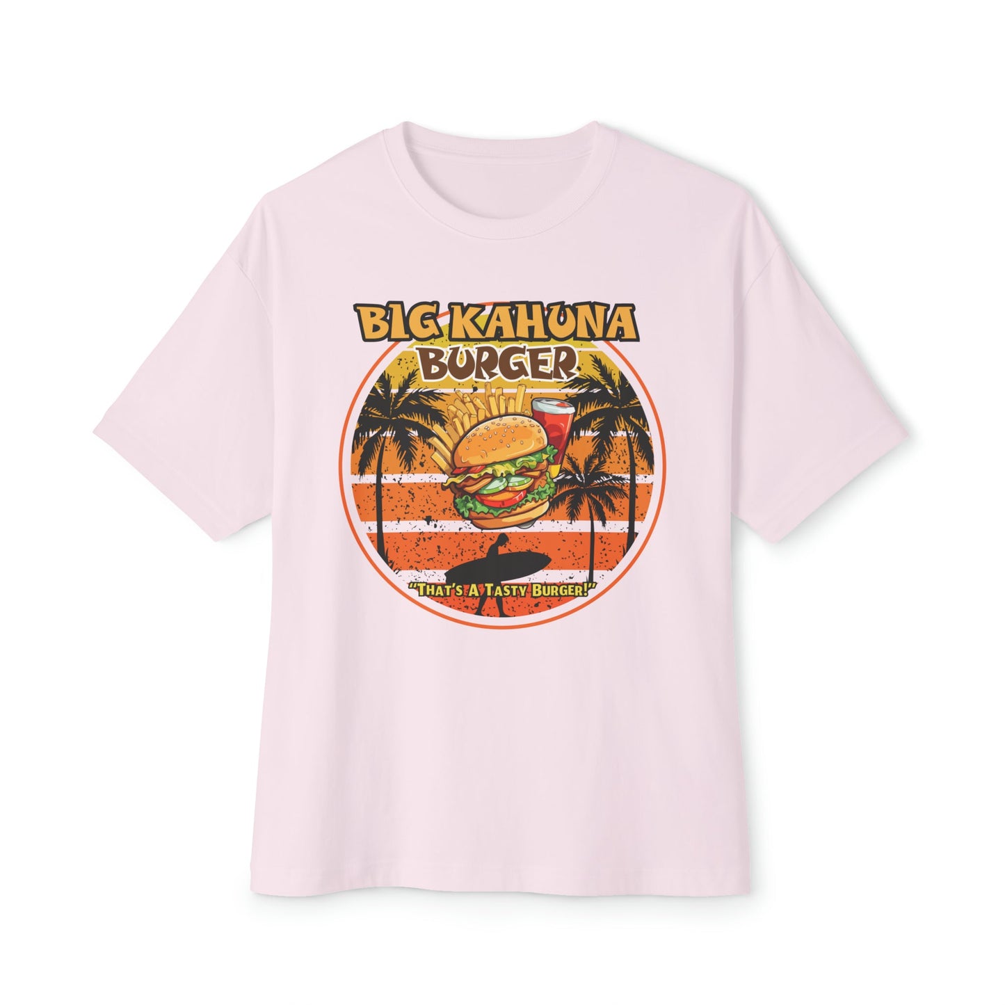 "DirkyThreadz Big Kahuna Burger T-Shirt - Retro Diner Style with Iconic Graphic Design"