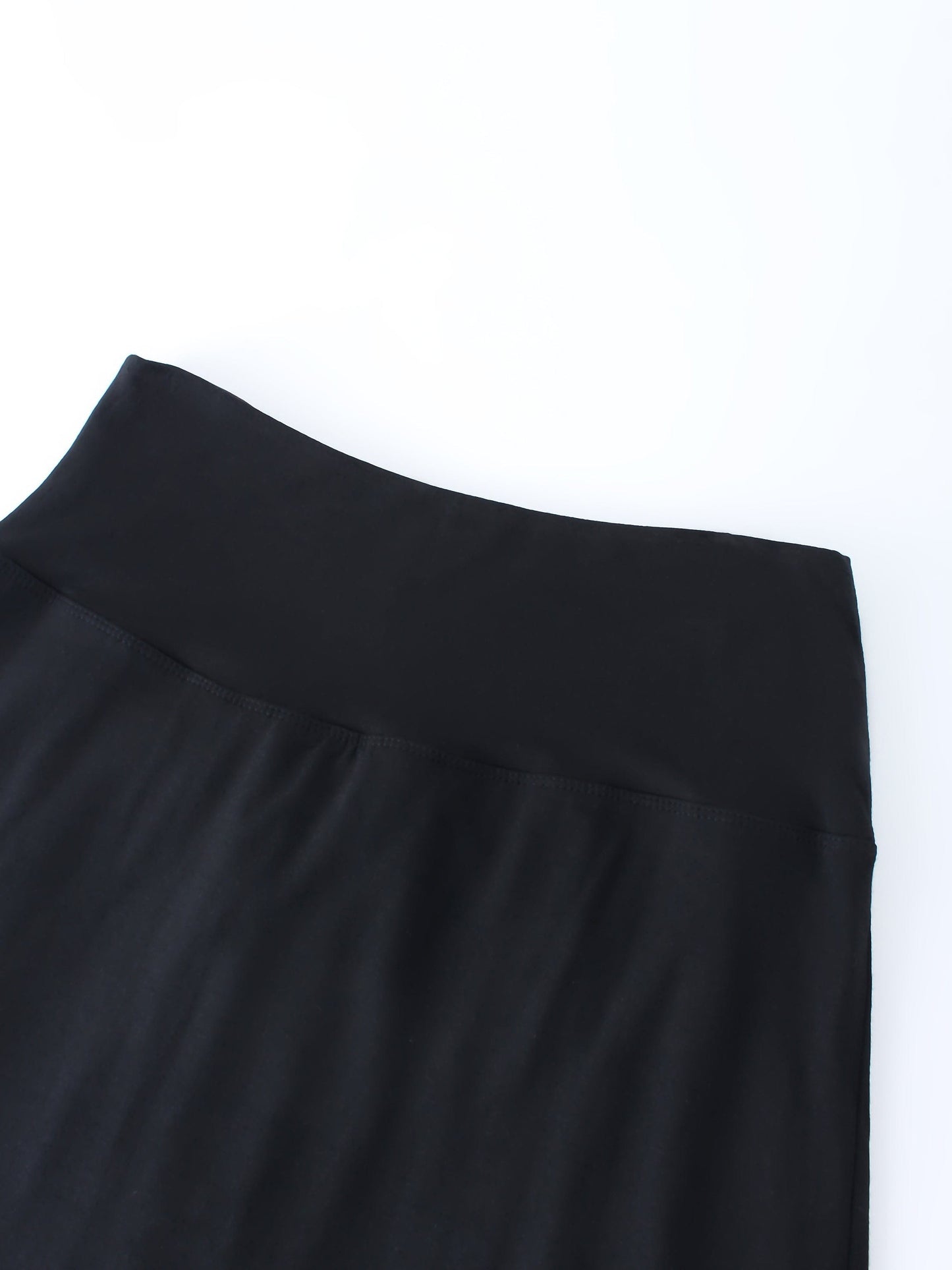 DOUBLE LAYER SKIRT-BLACK-2