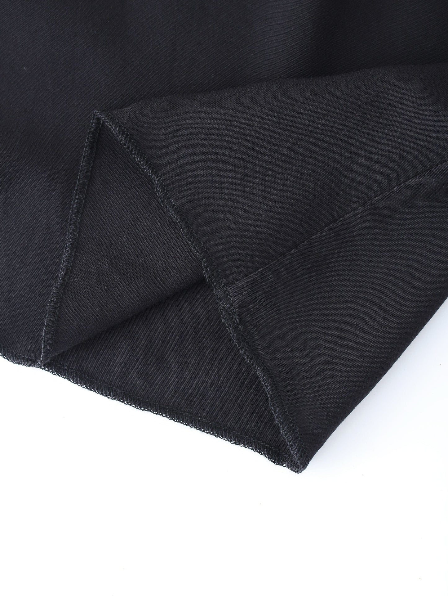 DOUBLE LAYER SKIRT-BLACK-4