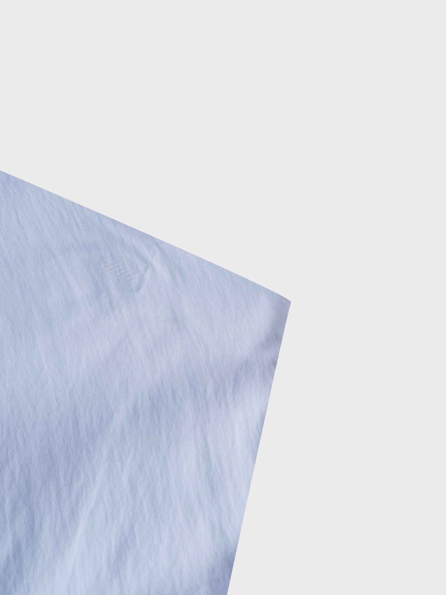 Crinkle Cotton Skirt 37"-Light Blue-4