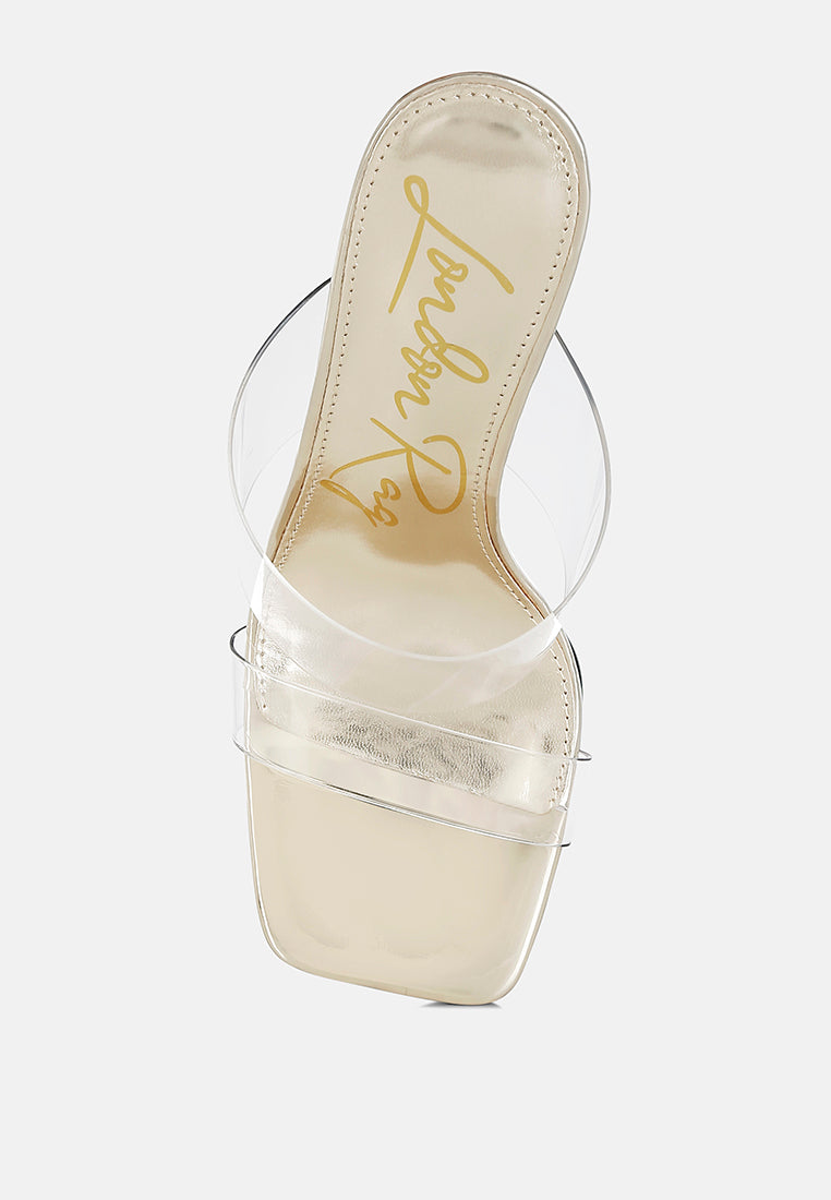 Zelene Fantasy Wedge Heel Clear Sandals-3