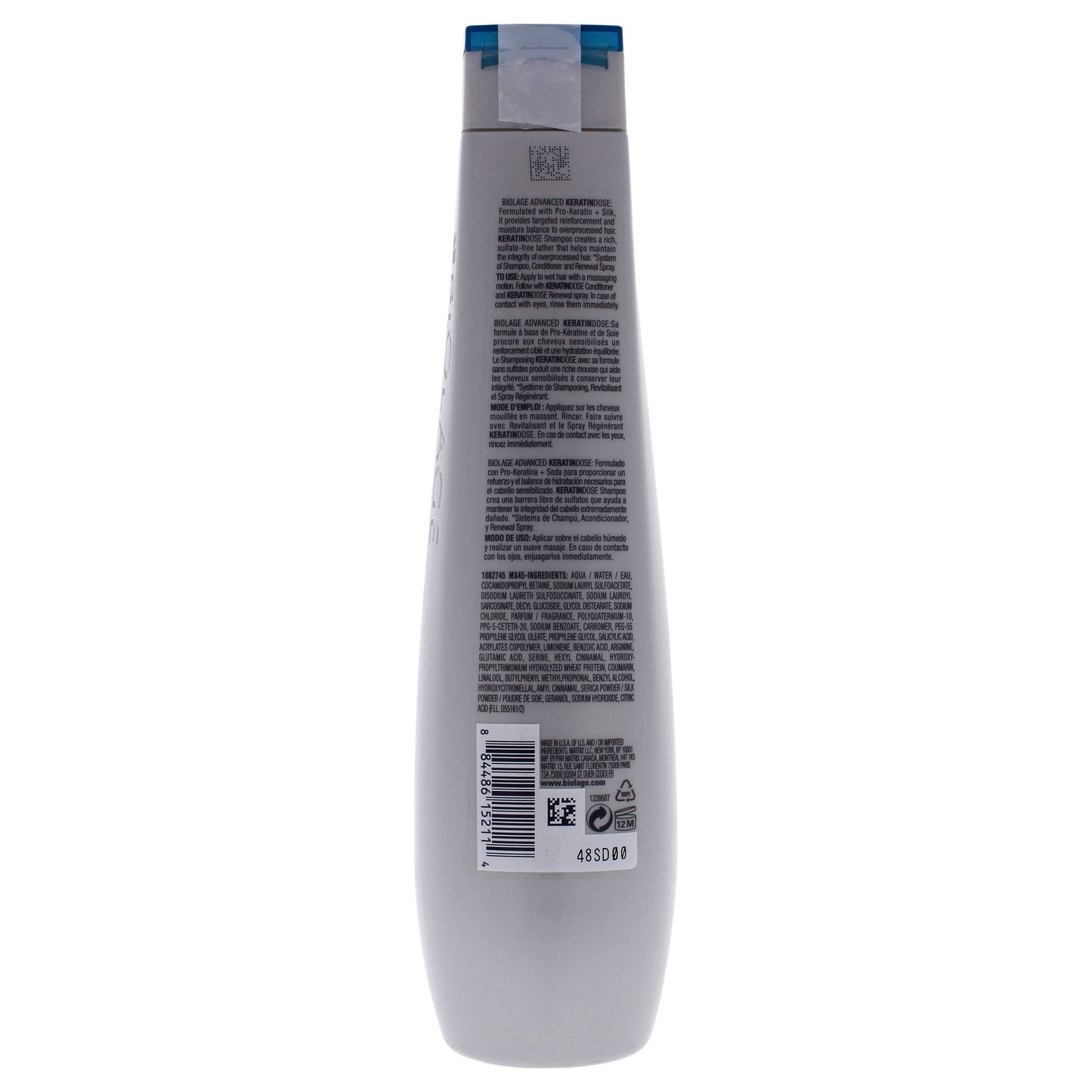 Biolage Keratin Dose Shampoo by Matrix for Unisex - 13.5 oz Shampoo