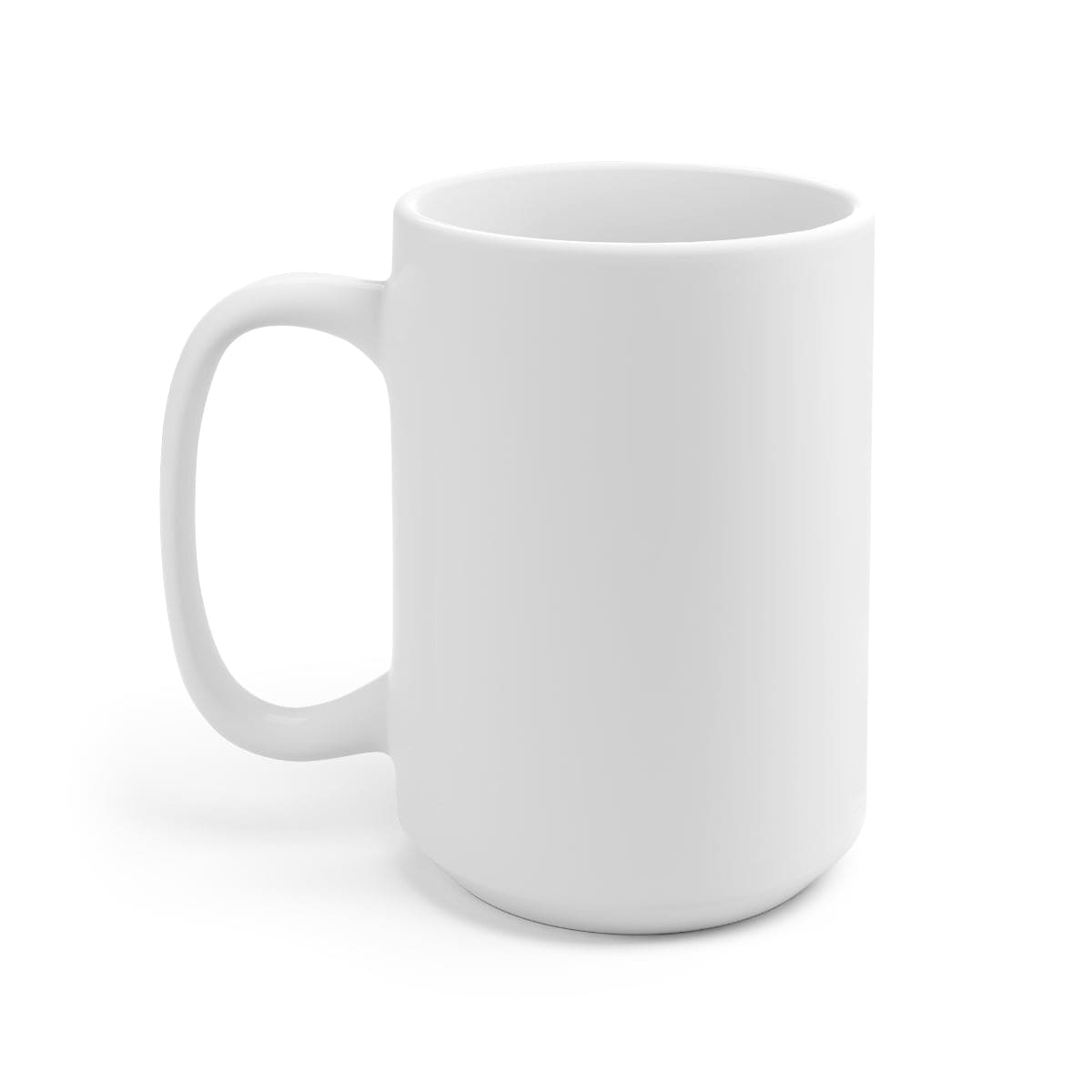 White Ceramic Mug 15oz-1
