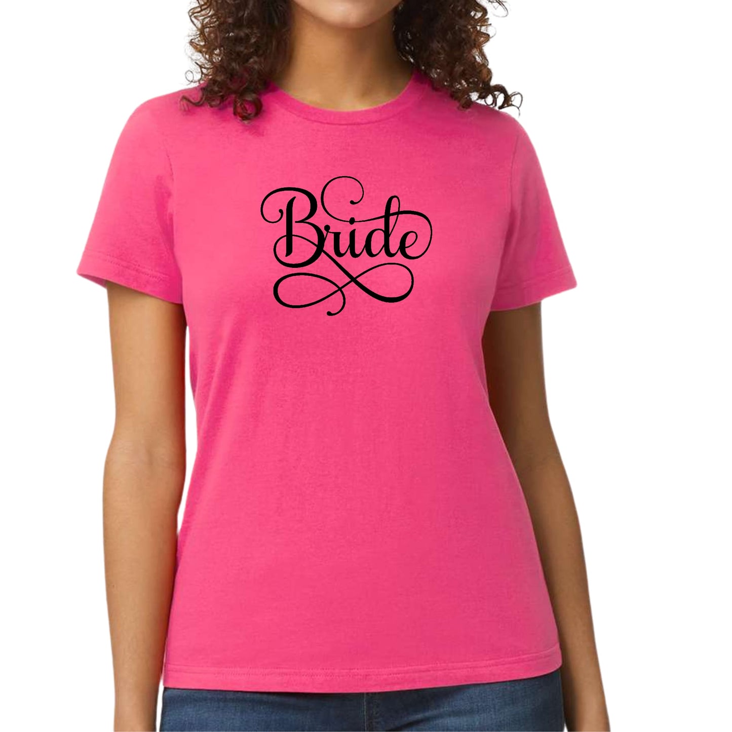 Womens Graphic T-shirt Bride Accessories - Wedding-6