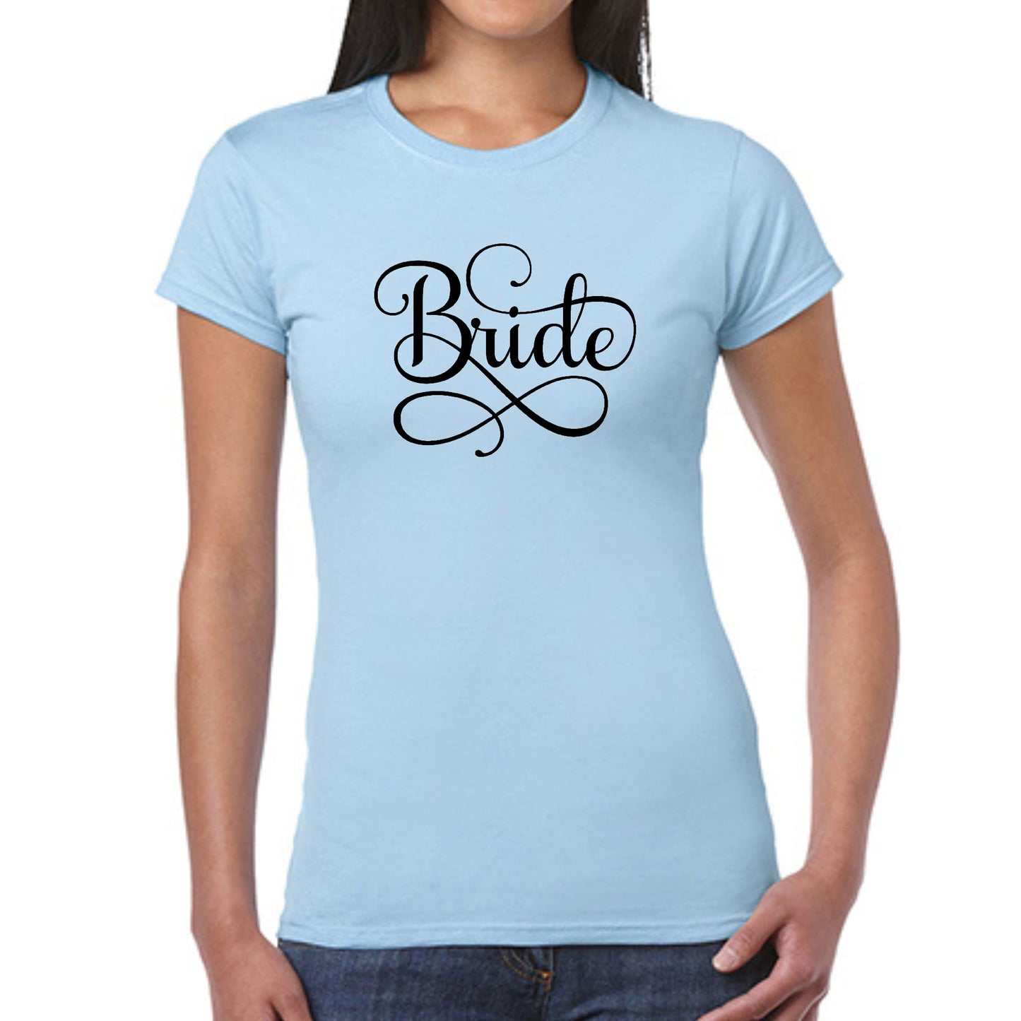 Womens Graphic T-shirt Bride Accessories - Wedding-4