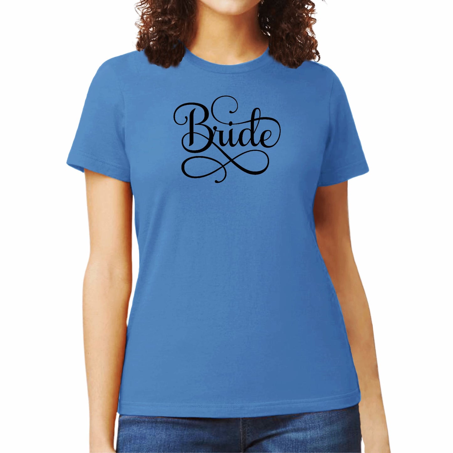 Womens Graphic T-shirt Bride Accessories - Wedding-2