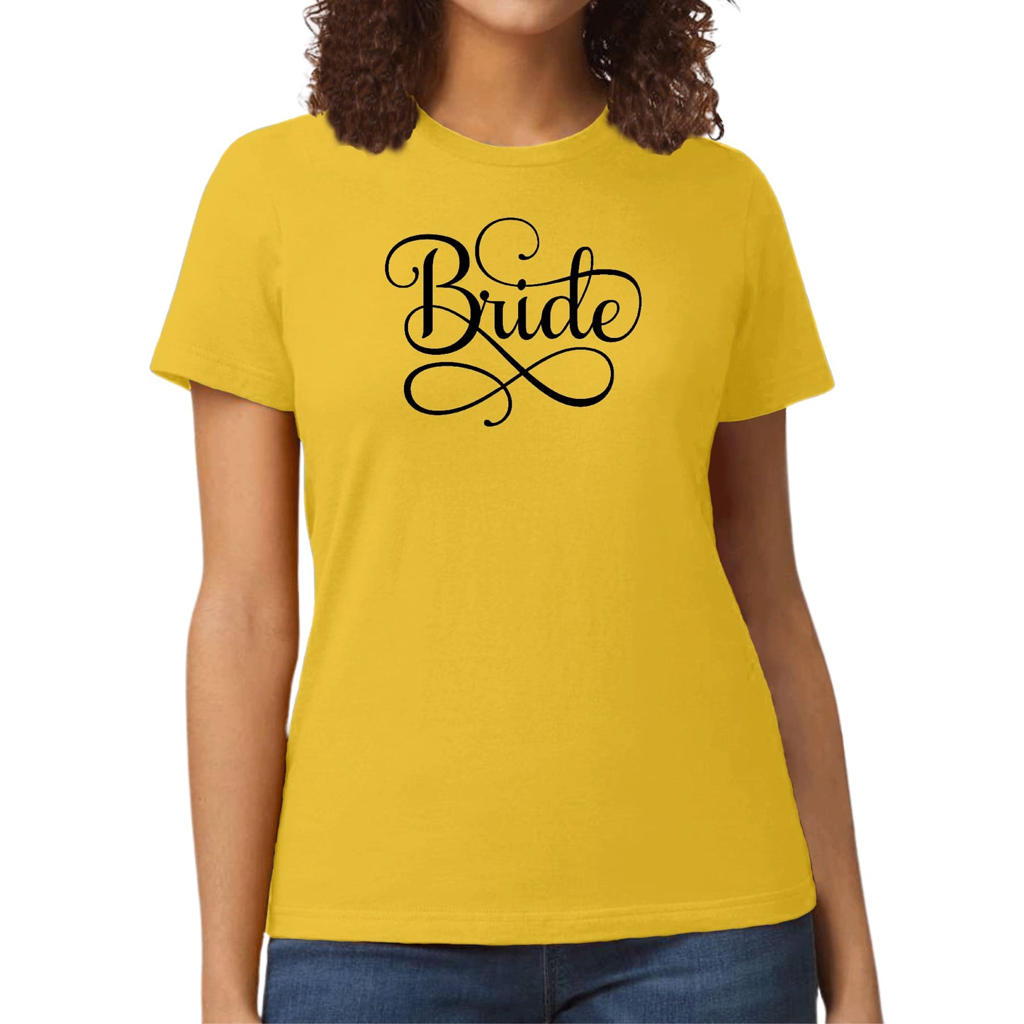 Womens Graphic T-shirt Bride Accessories - Wedding-3