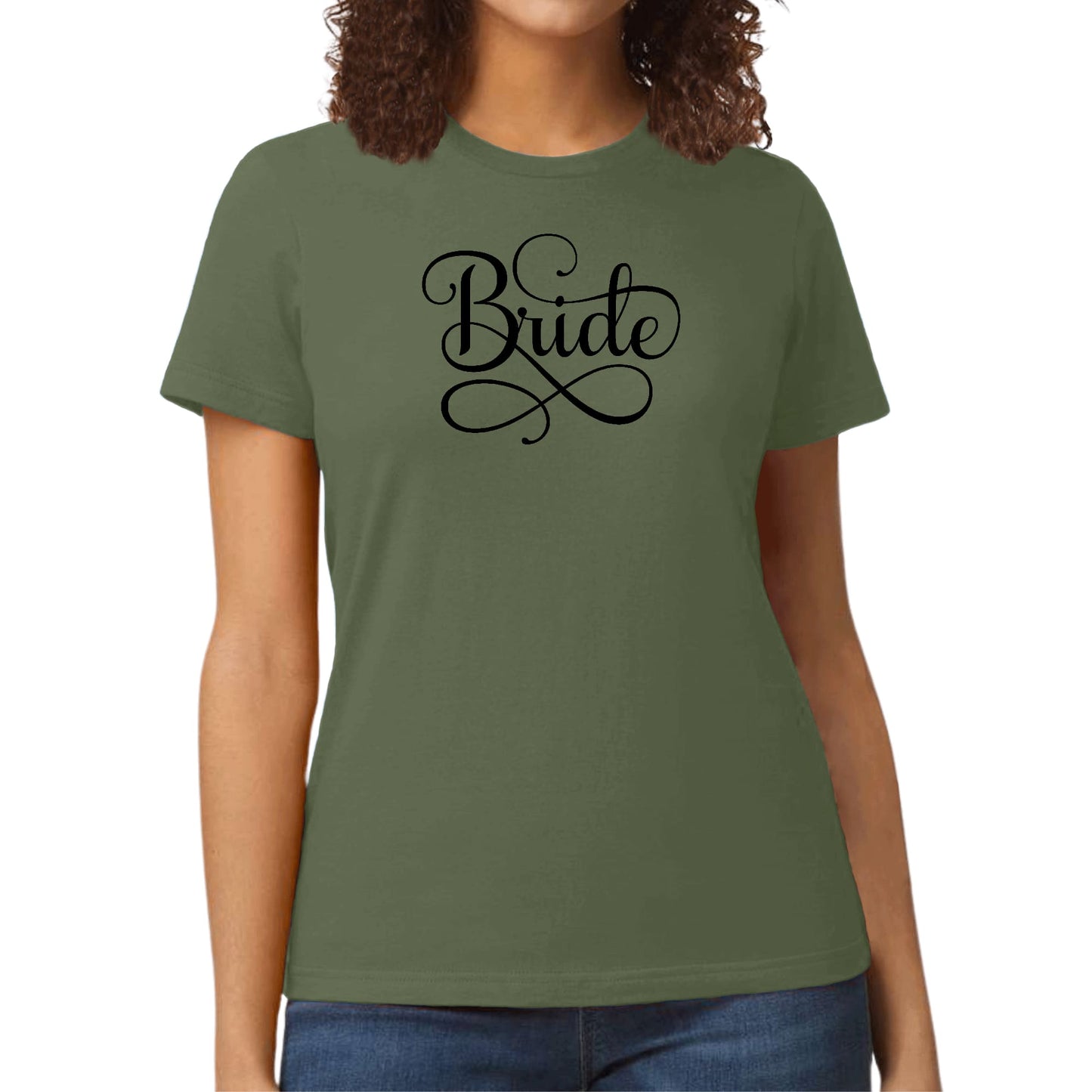 Womens Graphic T-shirt Bride Accessories - Wedding-7