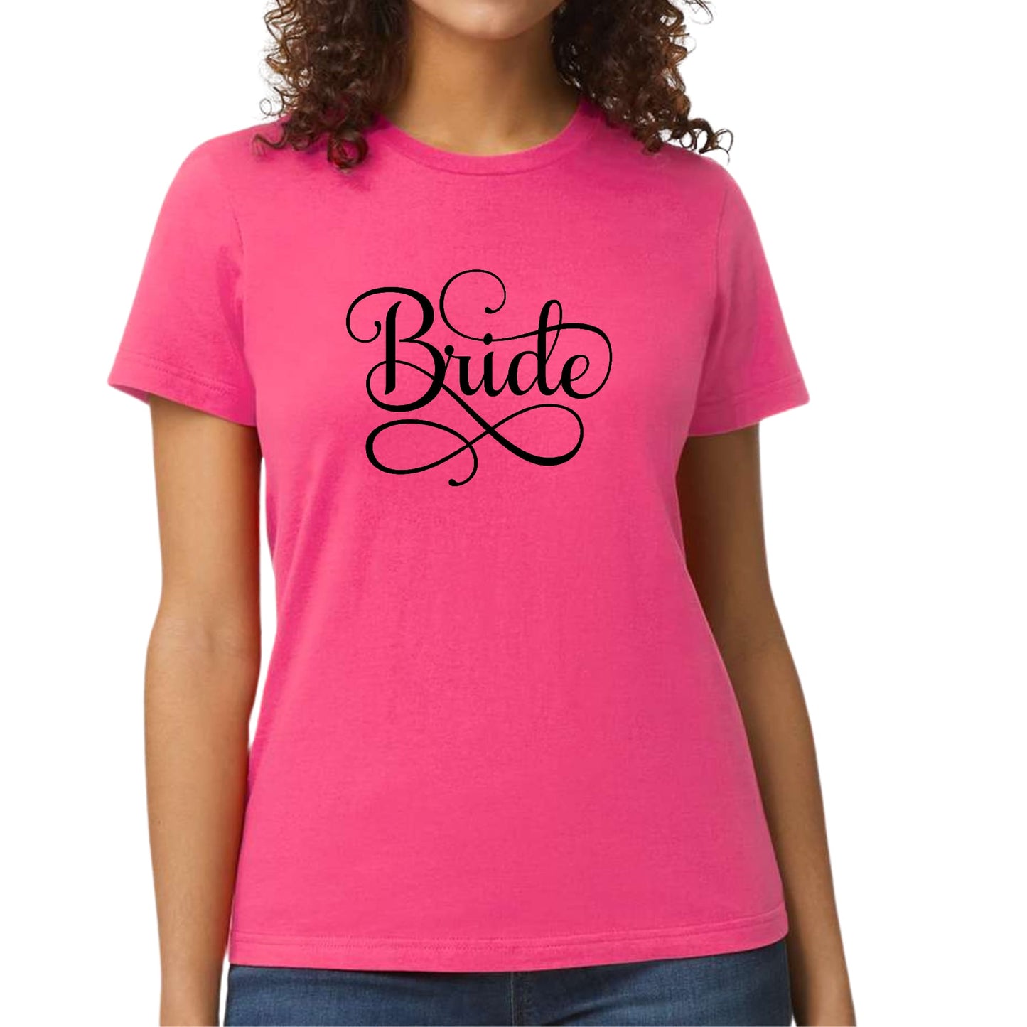 Womens Graphic T-shirt Bride Accessories - Wedding-3