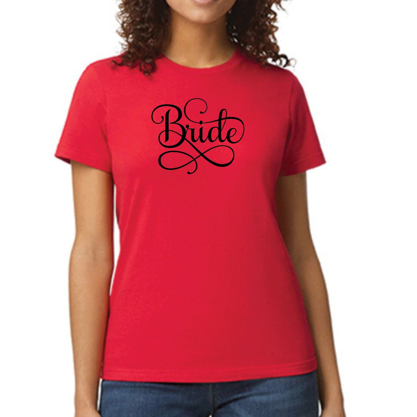 Womens Graphic T-shirt Bride Accessories - Wedding-4