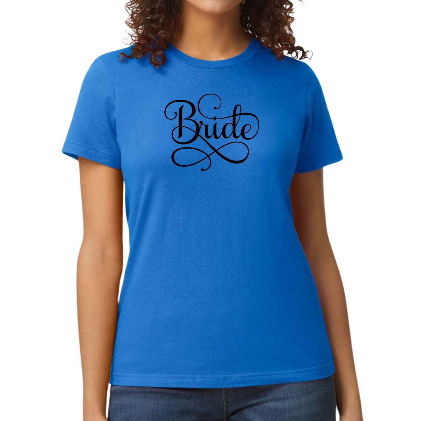 Womens Graphic T-shirt Bride Accessories - Wedding-5