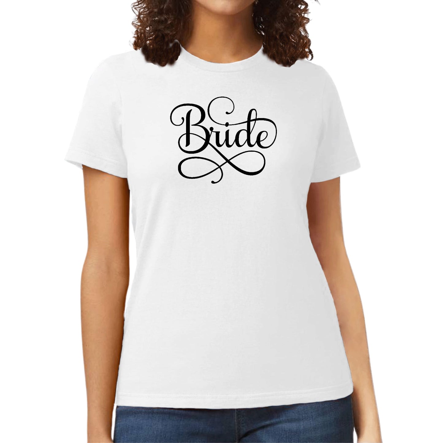 Womens Graphic T-shirt Bride Accessories - Wedding-0