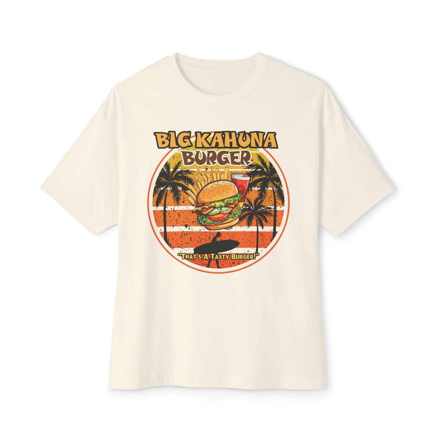 "DirkyThreadz Big Kahuna Burger T-Shirt - Retro Diner Style with Iconic Graphic Design"