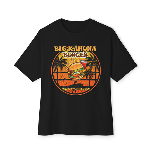 "DirkyThreadz Big Kahuna Burger T-Shirt - Retro Diner Style with Iconic Graphic Design"
