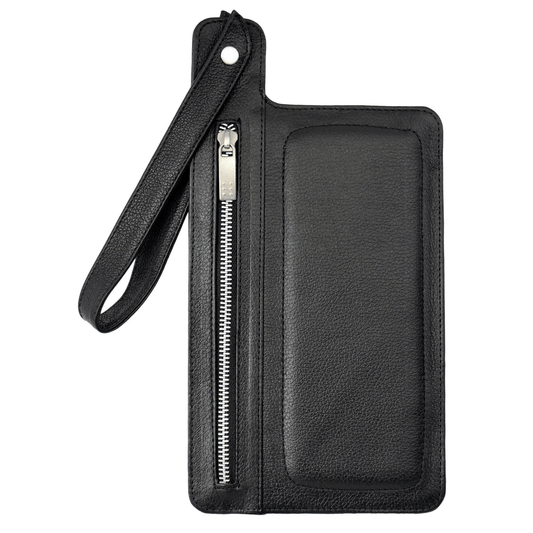 Skinny Leather Organizer Wristlet