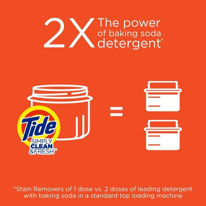 Tide Simply HE Compatible Liquid Laundry Detergent; Daybreak Fresh 92 oz 64 Loads