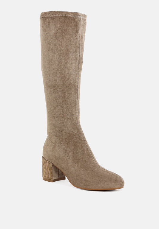 Sinaloa Microfiber Knee High Boots-1