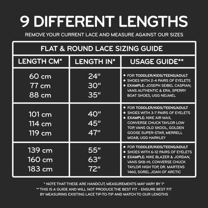 White Round Elastic Stretch Shoe Laces