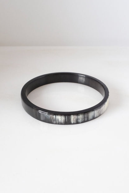 Tron Buffalo Horn Minimalist Bangle Bracelet (1pc)