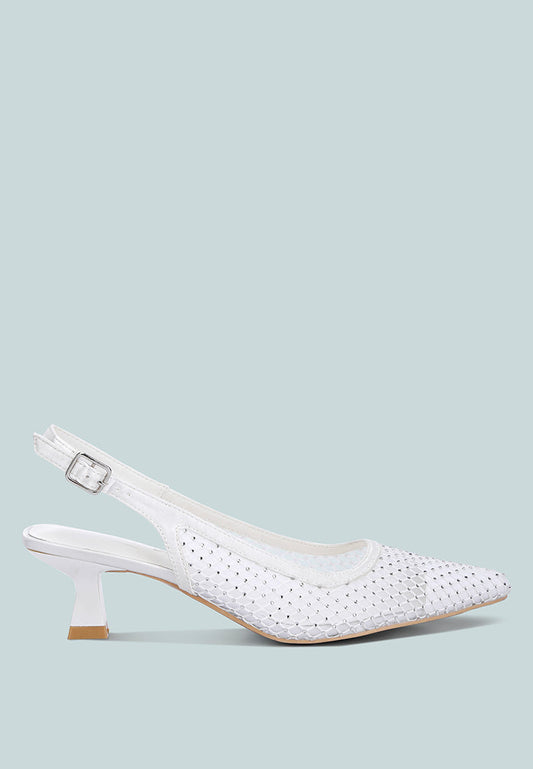 Siev Rhinestone Slingback Mules-0