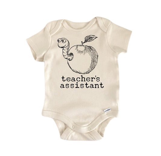 Teachers Assistant Bookworm - Baby Boy Girl Clothes Infant Bodysuit Funny Cute Newborn-0