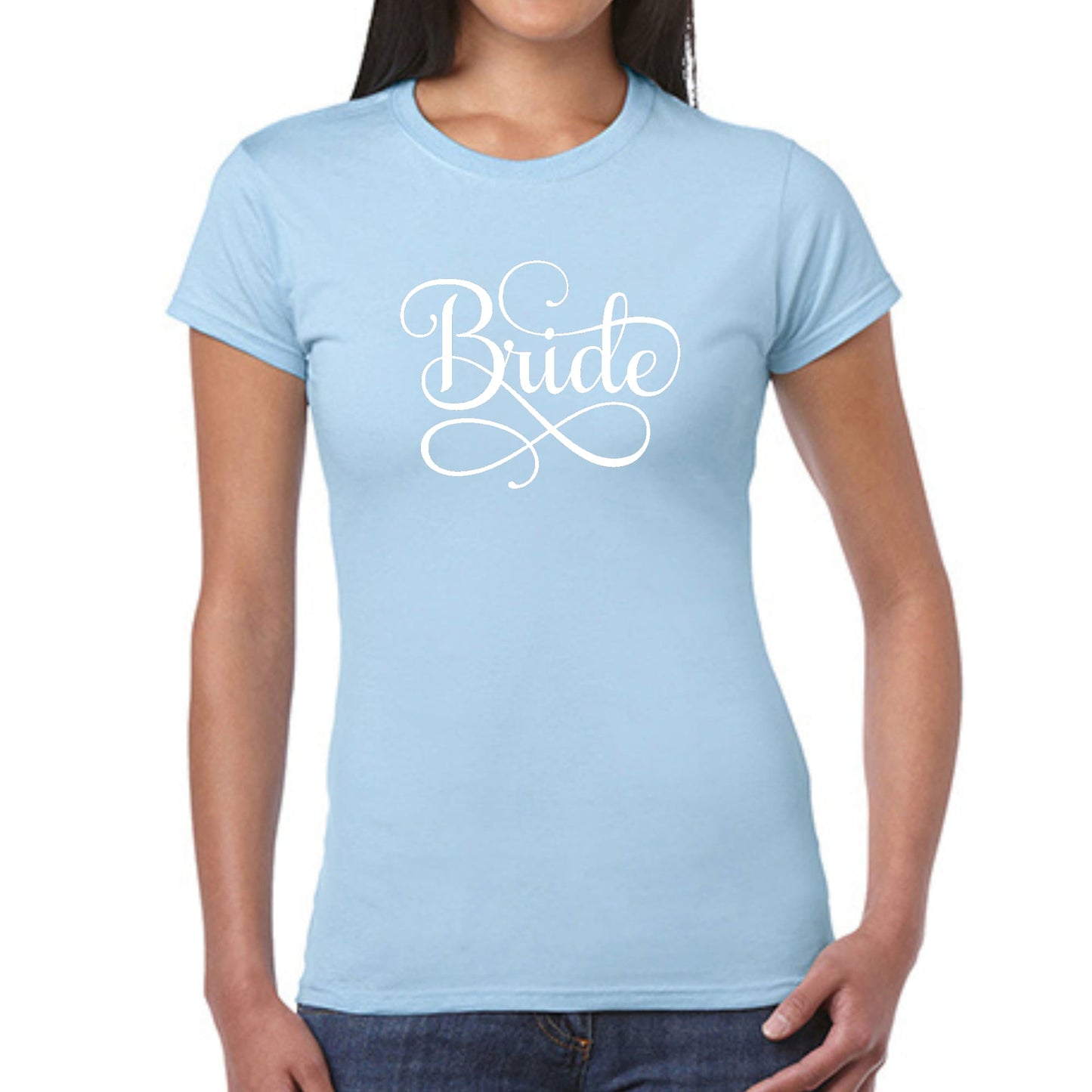 Womens Graphic T-shirt Bride Accessories - Wedding-5