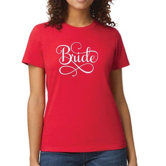 Womens Graphic T-shirt Bride Accessories - Wedding-1