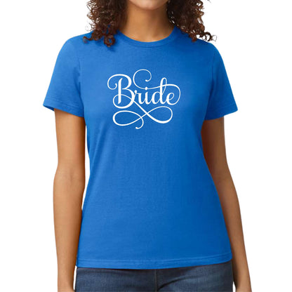 Womens Graphic T-shirt Bride Accessories - Wedding-4
