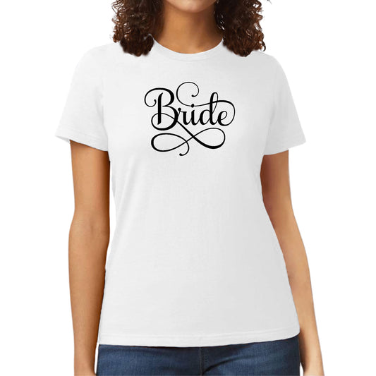 Womens Graphic T-shirt Bride Accessories - Wedding-0